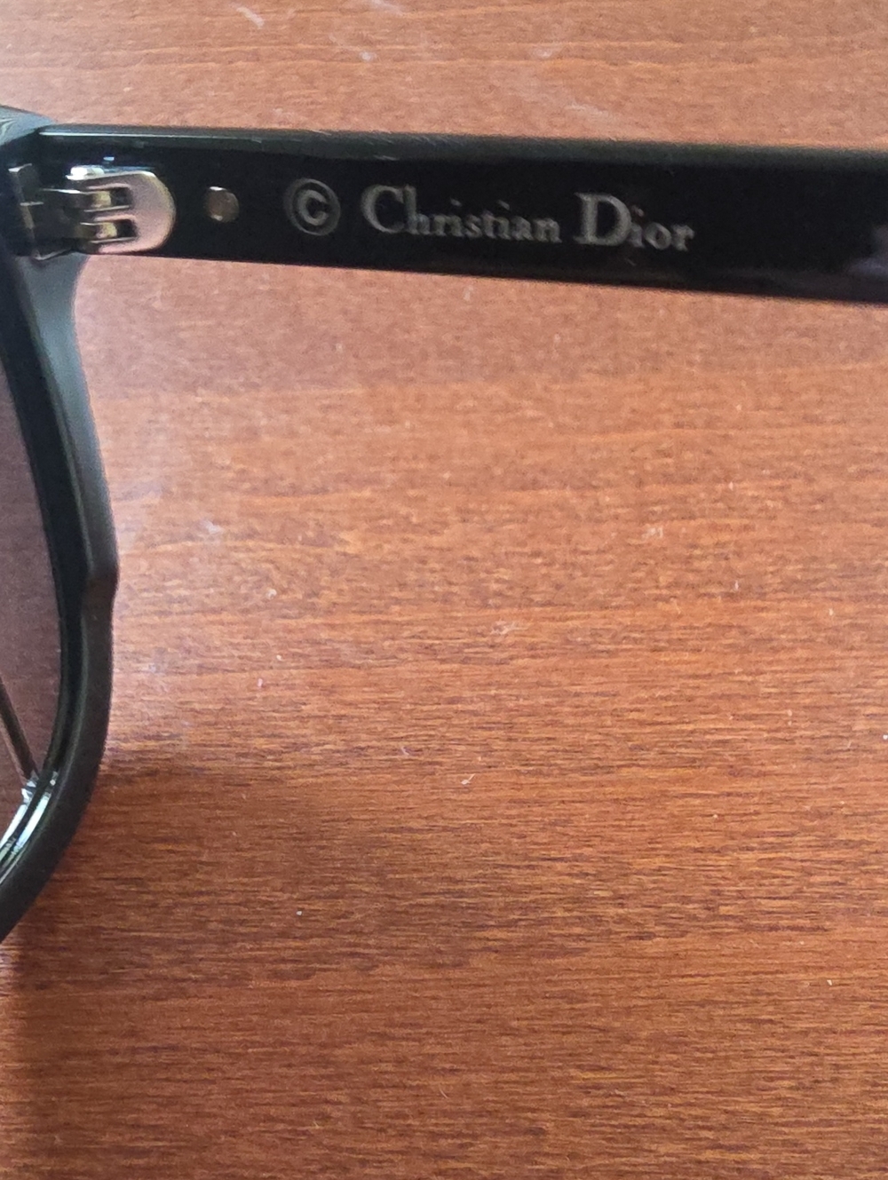 Dior Black Sunglasses with Silver Logo